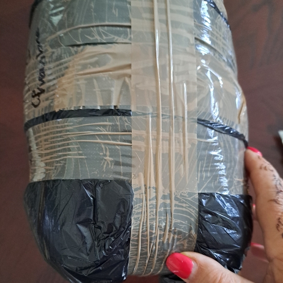 Elegant Blue and Red Patterned Area Rug Handmade Berber - Picture 6 of 6